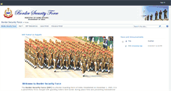 Desktop Screenshot of bsf.gov.in