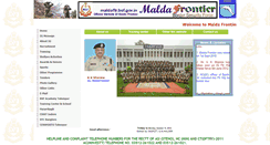 Desktop Screenshot of maldaftr.bsf.gov.in