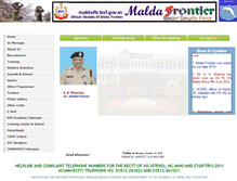 Tablet Screenshot of maldaftr.bsf.gov.in